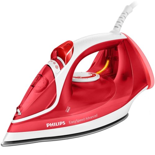 Philips fier de calcat cu aburi philips easyspeed advanced gc2672/40, rosu