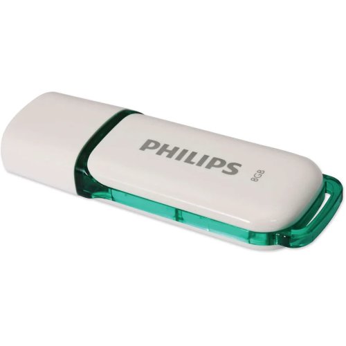Philips memorie usb philips 8 gb snow edition, fm08fd70b, usb 2.0, verde