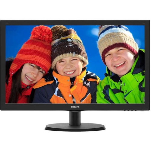 Philips monitor philips 21.5 led, 1920x1080, 5ms, 200cd/mp, vga+hdmi, 223v5lhsb2/01 (include timbru verde 3 lei)