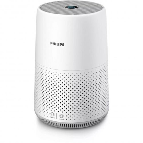Philips purificator philips ac0819/10, cadr 190 mc/h, aerasense, vitashield, filtru hepa si carbon activ, senzor inteligent, display digital, senzor calitate aer, 49mp, alb