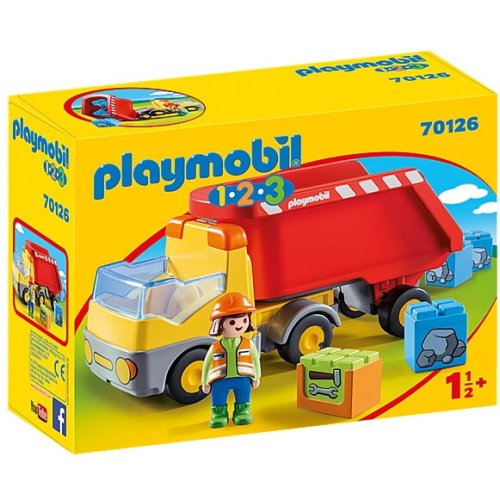 Playmobil playmobil 1.2.3 - basculanta rosie