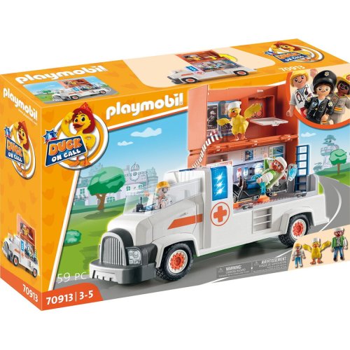 Playmobil playmobil duck on call - camion de salvare