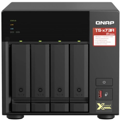 Qnap network attached storage qnap 473a 4bay 2.2ghz 8gb