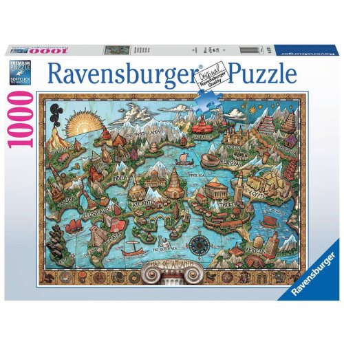 Ravensburger puzzle ravensburger - atlantida, 1000 piese
