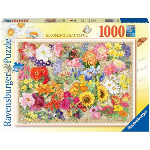 Ravensburger puzzle ravensburger - flori, 1000 piese