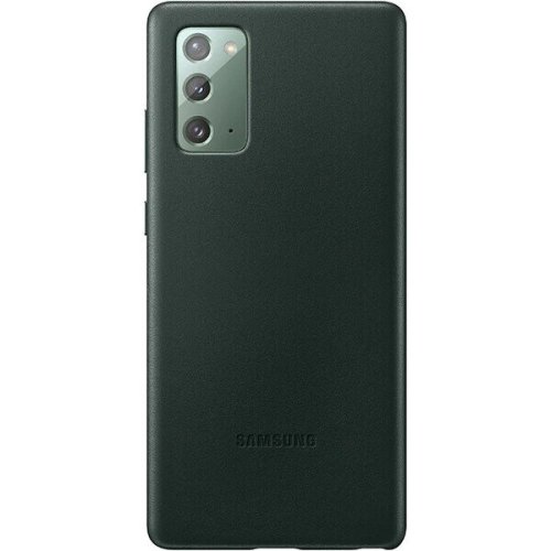 Samsung carcasa leather cover pentru samsung galaxy note 20, ef-vn980lgegeu, piele naturala, green