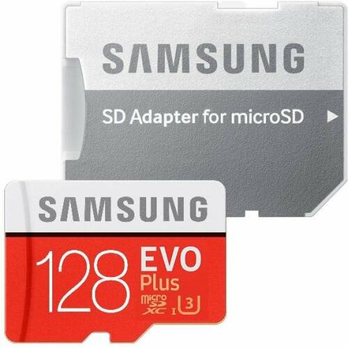 Samsung card memorie samsung mb-mc128ha/eu , micro-sdxc, evo plus, 128gb