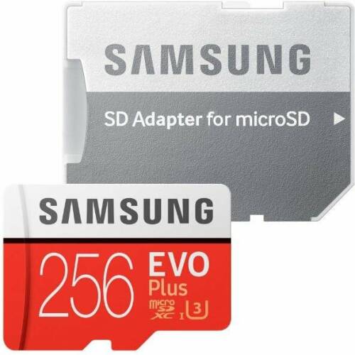 Samsung card memorie samsung mb-mc256ha/eu , micro-sdxc, evo plus, 256gb