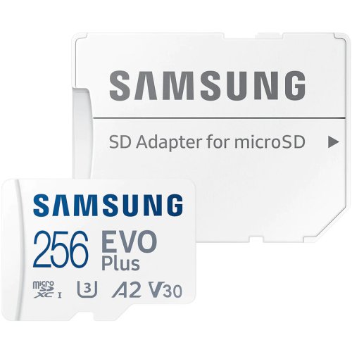 Samsung card memorie samsung mb-mc256ka/eu, micro-sdxc, evo plus (2021), 256gb