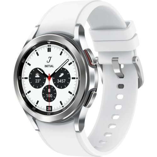 Samsung ceas smartwatch samsung galaxy watch4, 42mm, bt, classic, silver