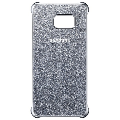 Samsung galaxy s6 edge+ (g928) - husa tip glitter - argintiu