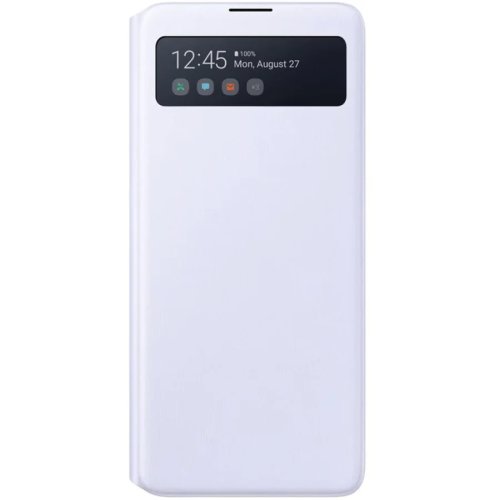 Samsung husa de protectie samsung s view wallet cover pentru galaxy note 10 lite, white