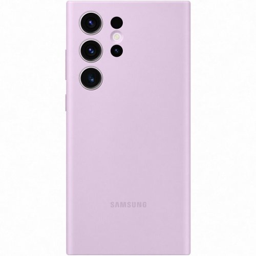 Samsung husa de protectie samsung silicone case pentru galaxy s23 ultra, lilac