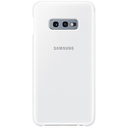 Samsung husa de protectie tip book clear view white pentru samsung galaxy s10e