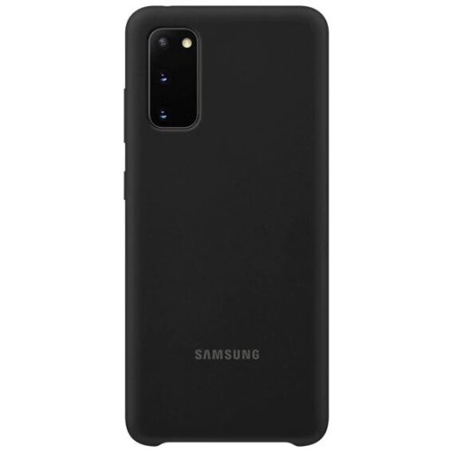 Samsung husa din silicon samsung galaxy s20 ef-pg980tb, neagra