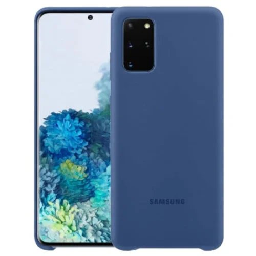 Samsung husă din silicon samsung galaxy s20 ultra, albastru închis