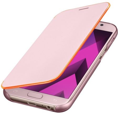 Samsung husa neon flip cover pentru samsung galaxy a5 (2017) neon pink