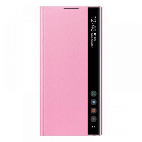 Samsung husa samsung galaxy note 10 clear view cover, pink