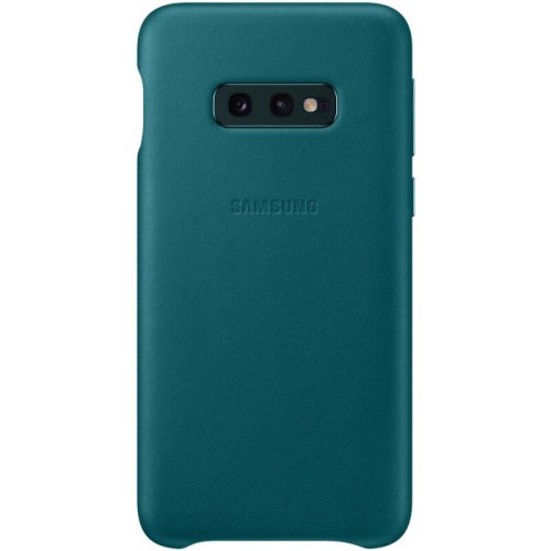 Samsung husa samsung galaxy s10e g970 leather cover green