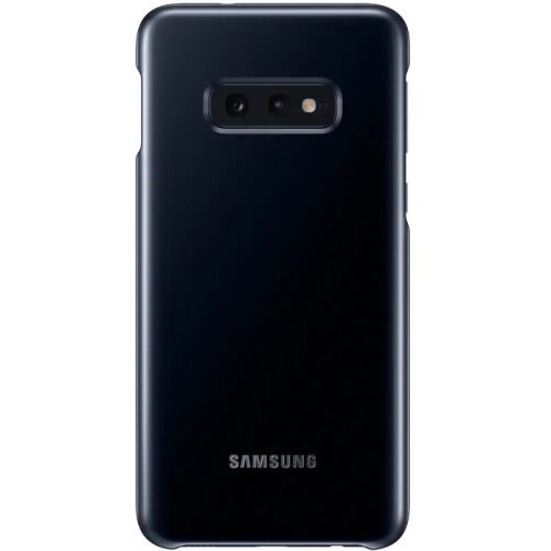 Samsung husa tip led cover (nfc powered back cover) - negru pentru samsung galaxy s10e (g970f)