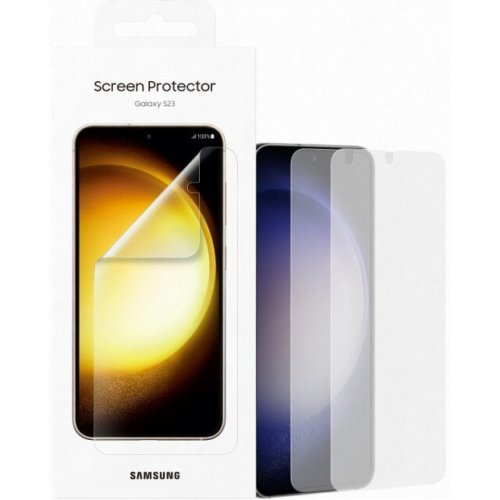 Samsung set 2 x folie samsung screen protector pentru galaxy s23, transparent