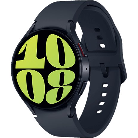 Samsung smartwatch samsung watch 6 sm-r940, ecran amoled 1.47, 2gb ram, 16gb flash, bluetooth 5.3, carcasa aluminiu, 44mm, waterproof 5atm, negru