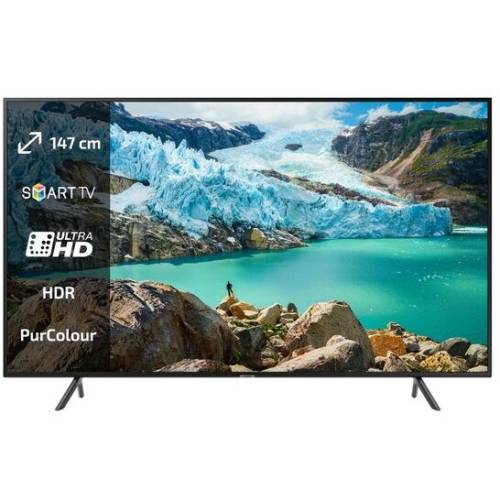 Samsung televizor smart led, samsung 146 cm 58ru7172, ultra hd 4k, negru