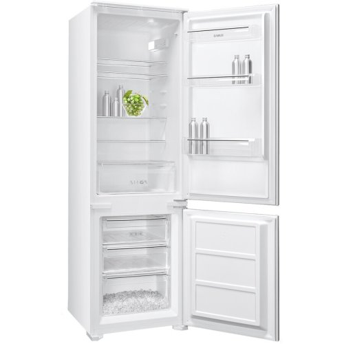 Samus combina frigorifica incorporabila samus scbi-343, 249 l, clasa energetica f, termostat reglabil, 3 sertare congelator, h 178 cm, alb