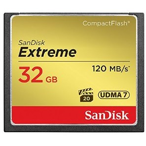 Sandisk card de memorie sandisk compact flash extreme 32gb, 120 mb/s