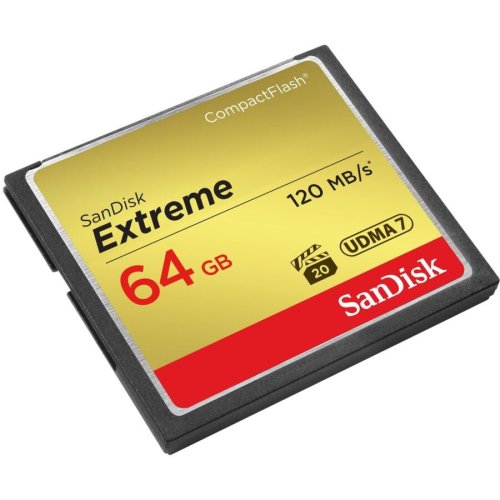 Sandisk card de memorie sandisk extreme compactflash 64gb