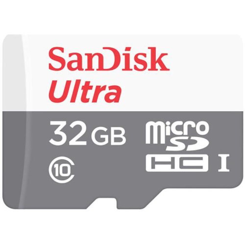 Sandisk card de memorie sandisk ultra microsdhc sdsqunr-032g-gn3mn, 32gb, uhs-i, clasa 10
