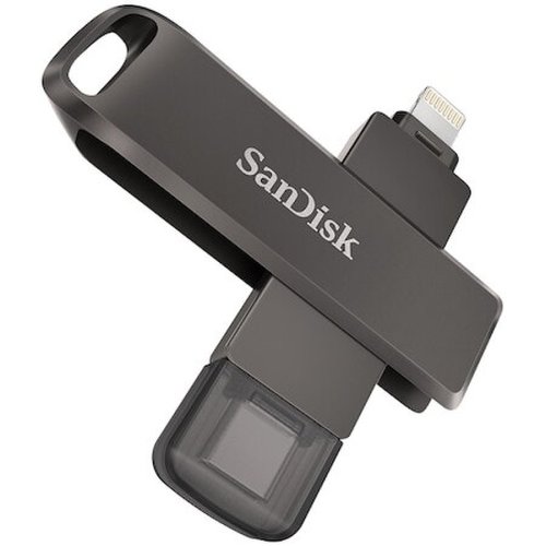 Sandisk memorie usb sandisk ixpand flash drive luxe 64gb, type-c, conectori lightning