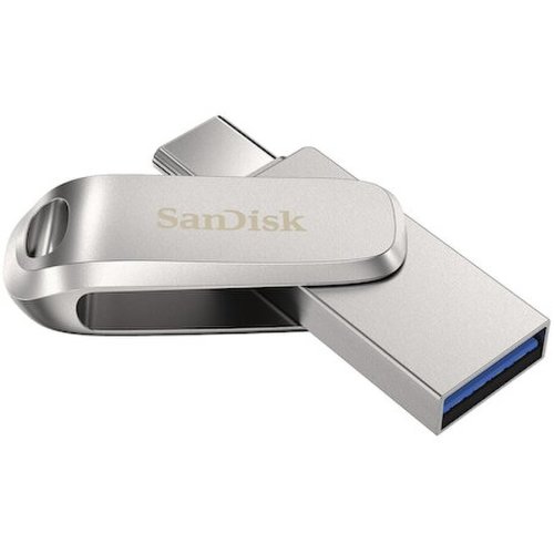 Sandisk memorie usb sandisk ultra luxe dual drive 1tb, usb 3.1/usb type-c, metal