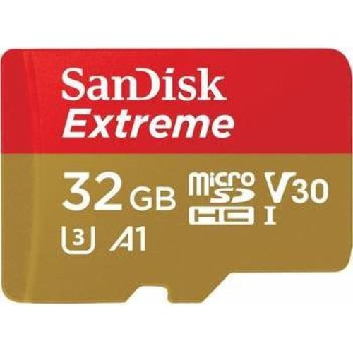 Sandisk sandisk extreme microsdhc 32 gb 100/60 mb/s a1 c10 v30 uhs-i u3 mobile