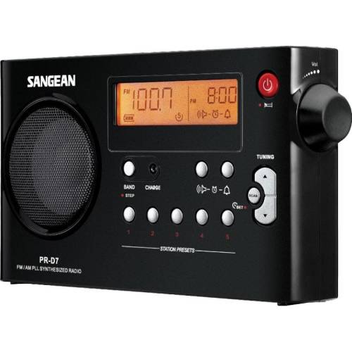 Sangean radio sangean pr-d7 package b, negru