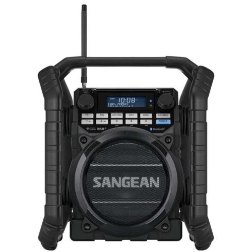 Sangean sangean u-4 dbt black dab, fm-rds, bluetooth, aux-in, radio digital durabil, negru