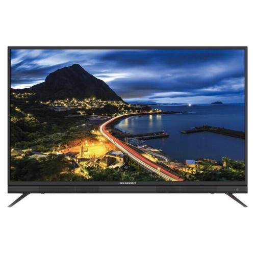 Schneider televizor led schneider 165 cm, 65su702k, smart, ultra hd 4k, soundbar integrat, negru