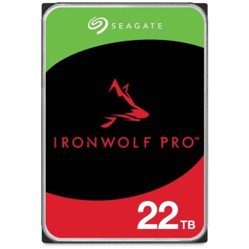 Seagate hdd seagate ironwolf pro 22tb, nas, 7200rpm, 512mb cache, sata-iii, 3.5