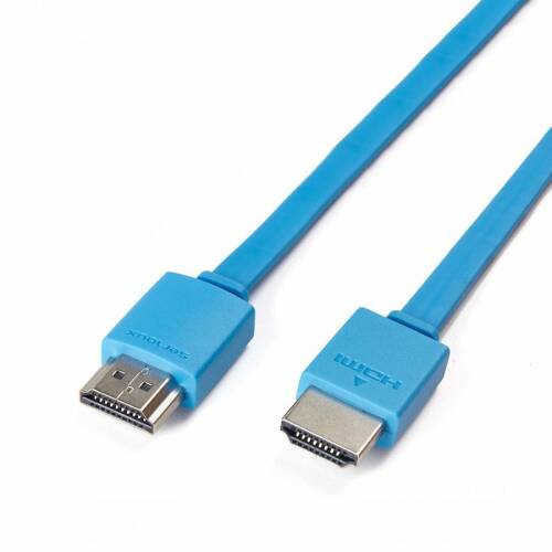 Serioux serioux hdmi m-m blue flat cable 1.5m