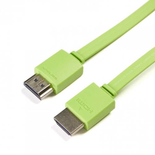 Serioux serioux hdmi m-m green flat cable 1.5m