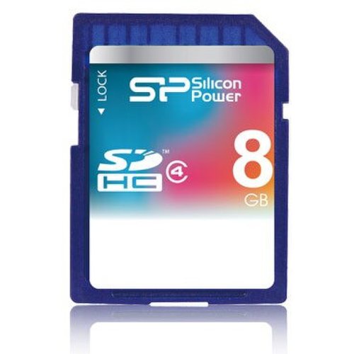 Silicon power card de memorie silicon power sdhc, 8gb, clasa 4