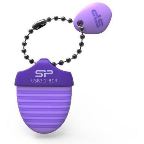 Silicon power pendrive silicon power 8gb jewel j30 usb 3.0, violet