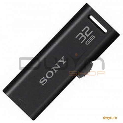 Sony 32gb sony memory stick, usb 2.0, indicator led, forma compacta, file rescue, 4 g, dimenisuni aprox.