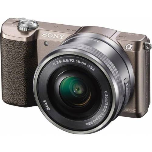 Sony aparat foto mirrorless sony a5100 maro + obiectiv e sel 16-50mm f/3.5-5.6 pz oss