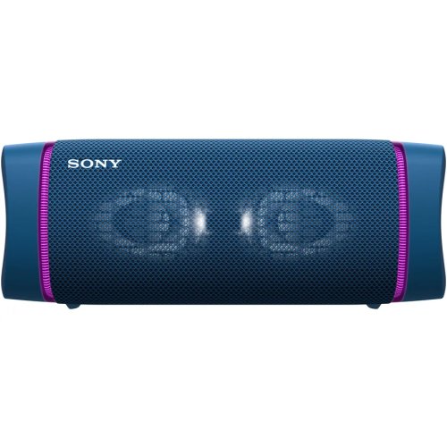 Sony boxa portabila sony srs-xb33l, extra bass, efect de lumini, rezistenta la apa ip67, bluetooth 5.0, nfc, autonomie 24 ore, microfon, usb type-c, albastru