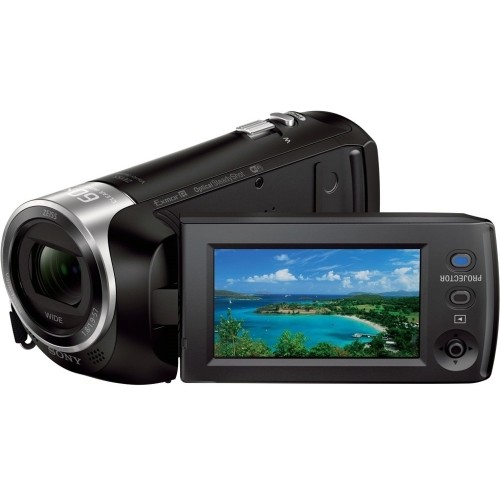 Sony camera video cu proiector sony hdr-pj410 black, senzor cmos exmor r® cu iluminare din spate de tip 1
