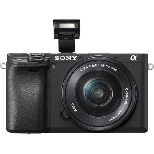 Sony kit aparat foto sony alpha 6400 ( cu obiectiv 16-50mm), negru (ilce6400l)