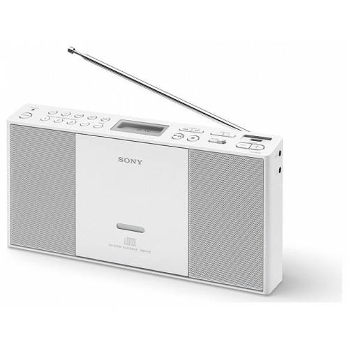 Sony radio sony zspe60w, alb