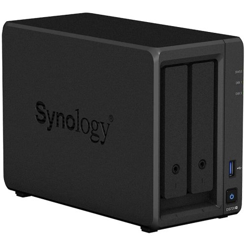 Synology network attached storage synology ds720+, 2-bay, procesor intel celeron j4125 2ghz, 2gb ddr4