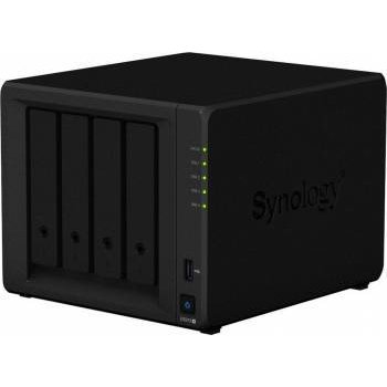 Synology storage synology ds918+, procesor intel celeron j3455, 4gb ddr3l, 4 bay
